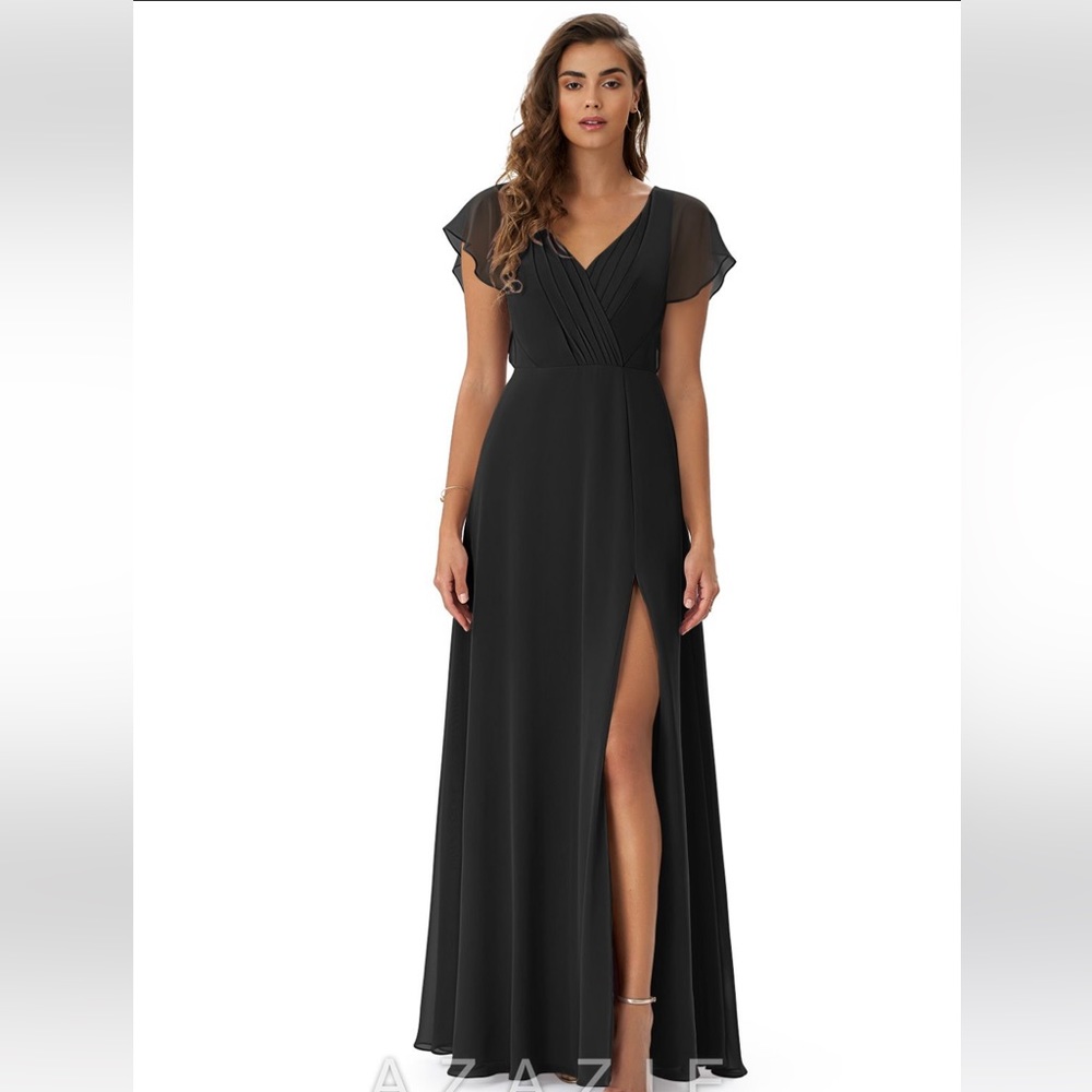 Black bridesmaid dress